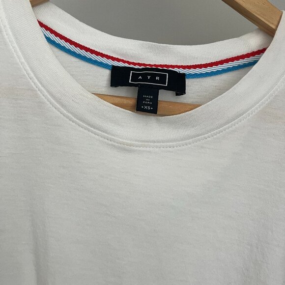 AYR White Short Sleeve Tee - Picture 1 of 7
